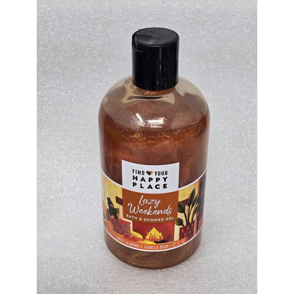 Find Your Happy Place Lazy Weekends Bath & Shower Gel Sweet Almond & Vanilla Bea